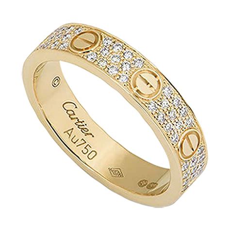 cartier love band ring|cartier love interlocking ring.